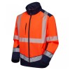 Leo Workwear Bowden Class 2 Hi-Vis Orange Softshell Jacket Leo Workwear Bowden Class 2 Hi-Vis Orange Softshell Jacket